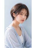 ショートボブ髪型20代30代40代50代丸顔面長越谷