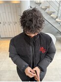 波巻きパーマ メンズ