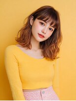 ロッソ ヘアアンドスパ 六町店(Rosso Hair&SPA)&nbsp;ミディアムガーリーパーマ