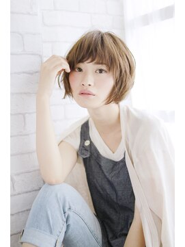 プリズム ヘアーデザイン みずほ台店 ソフトな外ハネショート