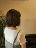 寒色系カラー&似合わせカット