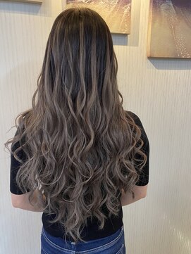 ヘアーグランデシーク(Hair Grande Seeek) アッシュグレー　シールエクステ　グラデーション☆