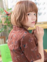 カバーヘアアンドスパ ブリス 浦和(COVER HAIR&SPA bliss)&nbsp;大人かわいいココアブラウン小顔前下がりボブa浦和20代30代40代
