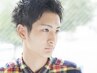 【メンズ限定】カット+カラー　★眉カット付　一律￥9900～→7920～