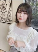 【salon de MiLK 原宿】ボブ×グレーベージュ