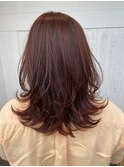 大人かわいいエギョモリ ミルクティーブラウン ひし形シルエット