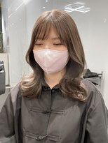 ラブクロムトーキョー オモテサンドウ(LOVECHROME OMOTESANDO)&nbsp;美髪質改善☆ペールベージュカラーの外ハネボブくびれへアカール