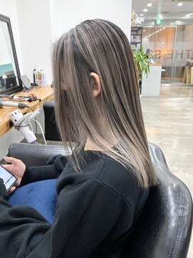 ワンスタイル(One style) 【2ブリーチ】バレイヤージュ+髪質改善トリートメント