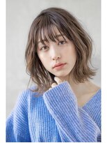 オースティン 調布アミックス(AUSTIN)&nbsp;大人かわいい前髪セシルカットココアブラウンフリンジウェーブ