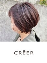 クレール 住吉店(CREER) どの角度から見ても頭の形を美しく見せる『ミセスショート』