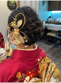成人式のヘアセット