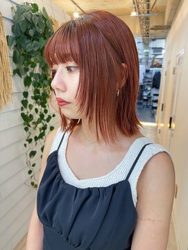 ジゼル 博多筑紫口店(GiseL) Orange brown♪