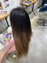 ウルヘアー(ULU hair)&nbsp;ビフォーアフター/ミルクティーベージュ