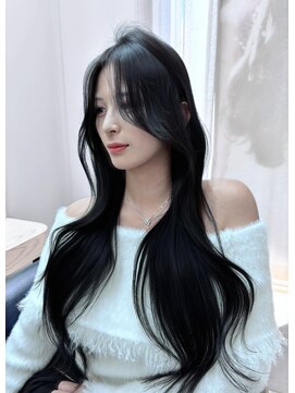 ボタン テンジン(VOTAN tenjin) 【杉本大地】韓国ヘア/レイヤーロング/艶カラー/韓国風巻き