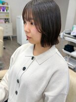 ソア 並木坂(Soa)&nbsp;韓国ボブ/切りっぱなしボブ/タッセルボブ/透明感カラー/Minori