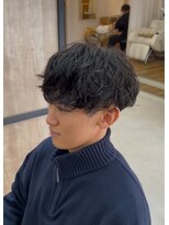 メンズギフト(men's GIFT)&nbsp;刈り上げツーブロックシャドウパーマメンズマッシュ