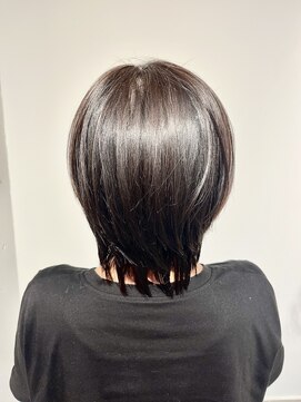 ヘアーポケット 恵比寿(hair pocket) 艶感大人ショート/髪質改善/透明感カラー/小顔カット/30代/40代