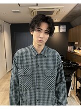 マノハル(MANOHARU) 2wayバング/ニュアンスパーマ/センターパート