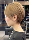 静岡ショートヘアレイヤーカット白髪染め白髪ぼかしハイライト