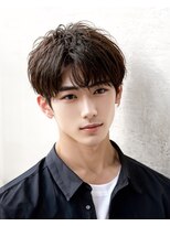 アース 相模大野店(EARTH)&nbsp;波巻きスパイラルパーマメンズマッシュツイストスパイラルパーマ