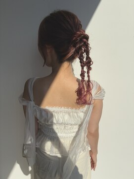 美容室 アイディー i-dee あみおろしポニー