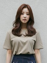 ファクトリーファイブ(Factory5) 小顔ボブミディアムピンク20代30代40代くびれミディ韓国ヘア