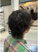 ラフな無造作パーマ