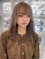 サンクプロジェクト(cinq PROJECT)&nbsp;ダメージレスなブリーチカラーで作るベージュカラー