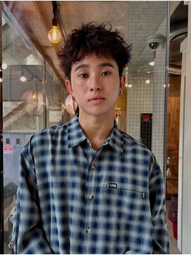 ヒュージ 三軒茶屋(huge) スパイキーショート/ニュアンスパーマ/メンズサロン/メンズ