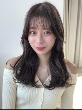 オリンテ バイ レシッド 表参道(orente by rcid) 韓国レイヤーロング美髪グレージュアッシュインナーグレージュ