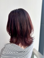エアー 銀座タワー(AIR)&nbsp;切りっぱなし　外ハネくびれヘア　AIR銀座タワー　藤本麻衣