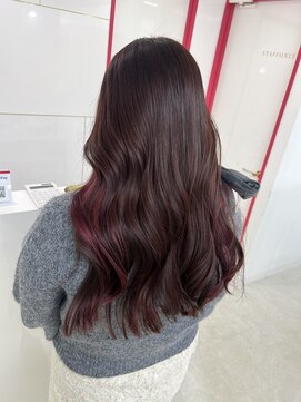 ジーナ 札幌(Zina) 美髪＊エアリーロング＊ピンクブラウン＊髪質改善＊Zina札幌