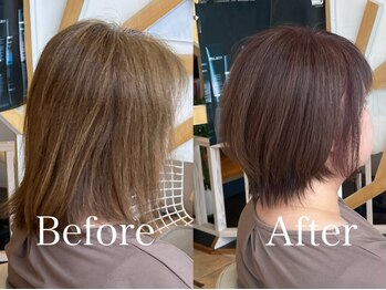 ソアンヘアー(SOAN hair)の写真/【ヴィラロドラカラー】オーガニックな成分で、色持ちも良く、艶やかで健康的な髪を実現します◎