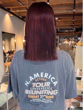 ヨハク 大阪梅田中崎町(yohaku) <116>切りっぱなし♪ブリーチ・ダブルカラー・レイヤーカットも