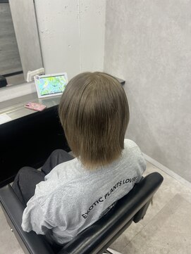 プライズ 所沢プロぺ通り店(prize) ミルクティーベージュ ブリーチカラー 所沢