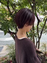 カフェアンドヘアサロン リバーブ(cafe&hair salon re:verb)&nbsp;ショート×ボルドーカラー◎