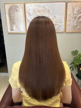 ヘア モーヴ チャンプス 平和台(HAIR MOVE champ's)の写真/毎朝のスタイリングが楽になる!自然な縮毛矯正と髪質改善で地毛風ストレート☆