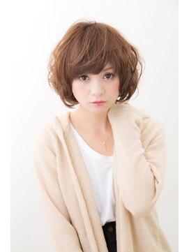 ヘアメーク パッセージ 調布北口店 ゆるふわショートボブ