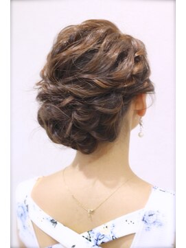 ドレス ヘアーアンドメイク(DRESS hair&make) DRESShair&makeツイストウエーブアレンジ