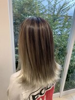 アース 石巻店(HAIR&MAKE EARTH) バレイヤージュカラー