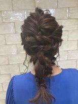 ヘアーリゾートノーブル(Hair Resort Noble)&nbsp;【Noble】編みおろしアレンジ byナカモト