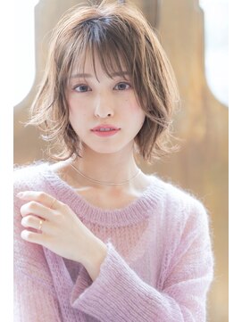 エース (ACE) ACE 横浜　アンニュイレイヤーボブ×ナチュラルベージュ