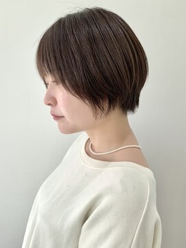 フォーク FOLK 【FOLK】透明感地毛風ブラック☆似合わせショートボブ♪