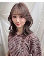 アフロートリノ(AFLOAT Leino)&nbsp;おしゃれミディ　ミディアムレイヤー　似合わせ顔まわりカット