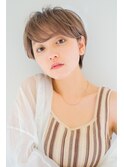 大人可愛い似合わせ小顔透明感ショート耳かけショート<横浜>