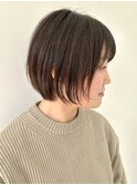 【FOLK】地毛でも透明感☆似合わせナチュラルショートボブ♪
