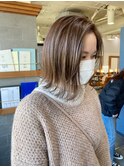▲垢抜けハイライトカラー×色っぽ外ハネロブ▲