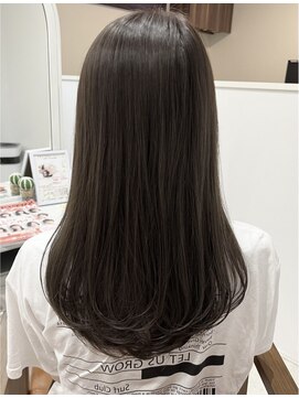 ルポン(Lepont) 蒲郡ヘアカラー/オリーブアッシュ/ストレート/トリートメント