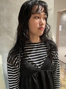 ハマモト ロングレイヤーパーマ