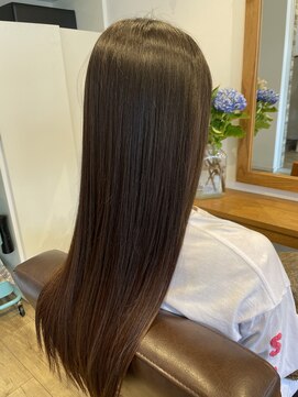 小さな美容室 ハナ(hana) 超ツルツル艶々ストレート☆